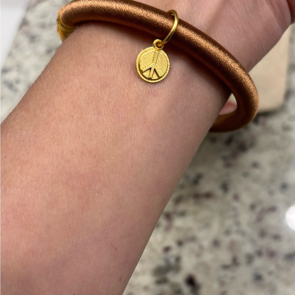 Rosena Sammi for The Jewelry Edit bracelet with peace charm